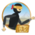 Black Ninja Flip Rush HD icon