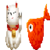 Cat and Fish icon