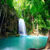Waterfalls under a wonderful balcony Wallaper HD app for free