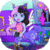 Dress up Fright Mare on halloween icon