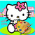 Kitty learn coloring icon