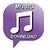 mp3 mp4 downloader icon