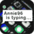 Annie96 is typing story icon
