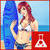 Surfing Girl - Free icon