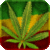 Marijuana Leaf HD Battery icon