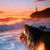 Beautiful Austrian lighthouse in sunset Wallpaper  icon