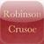 Robinson Crusoe by Daniel Defoe; ebook icon