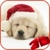 Christmas Puppy Licks Screen Live Wallpaper icon