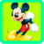 Mickey Mouse goes for a walk icon