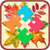 Puzzles autumn icon
