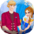Dress up Anna and Kristoff on a date app for free