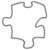 All White Jigsaw icon