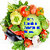 Kids learning vegetables name icon