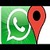 Share Location on WhatsApp icon