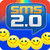 SMS2 with Colours and Smileys icon