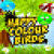 happy colour birds icon