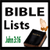 Bible Lists icon