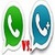 WhatsApp versus WhatsApp Plus icon
