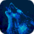Blue Neon Wolf Live Wallpaper icon