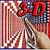 USA Flag 3D Live Wallpaper icon