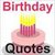 Birthday quotes card greeting wallpaper icon
