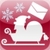 Christmas card mail icon