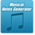 Easy Musical Notes Generator icon