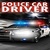 Police car driver app icon