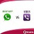 WhatsApp Plus Viber usage icon