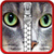 Cute Kitty Zipper Lock Screen app for free