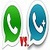 Compare WhatsApp versus WhatsApp Plus icon