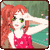 Anime Pretty Selfie Postcard icon