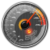 Speedometer- speak and compass icon
