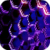 Purple Honeycomb Live Wallpaper icon