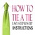 Tie a tie easy steps icon