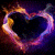 Fire Heart Love Live Wallpaper icon