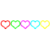 Colorful Heart Rings HD icon