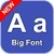 Big Font Change Text Size app for free