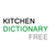 Kitchen Dictionary  Free icon