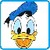 Donald Duck coloring icon