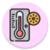 Fahrenheit to Kelvin degrees temperature Converter icon