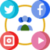 All Social One app for free