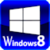 Windows 8 Water Effect X icon