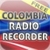 Radio Colombia with Recorder icon