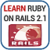 Learn Ruby on Rails 2 app for free