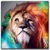 Colorful leo icon
