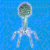 Bacteriophage Virus in 3D VR icon