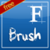 ★ Brush for FlipFont® free icon