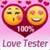 Love Rate  love test icon