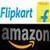 FLIPKART and AMAZON Online Shopping icon